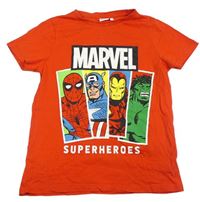 Červené tričko s Marvel Marvel