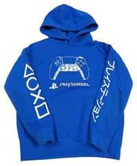 Modrá mikina s ovladačem a kapucí - PlayStation H&M