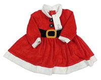 Nové - červené sametové šaty - Santa F&F