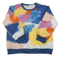 Farebná vzorovaná mikina