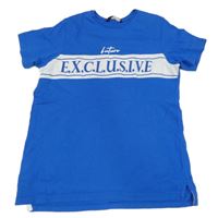 Modré tričko s nápisom George