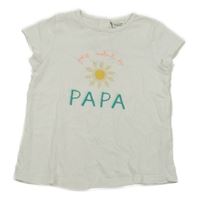 Bílé tričko s nápisem 