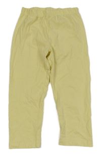 Žlté crop legíny H&M