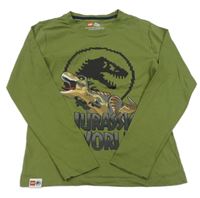 Khaki triko s dinem - Jurský svět 
