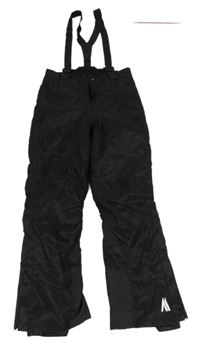 Černé šusťákové laclové funkční oteplovačky Crivit