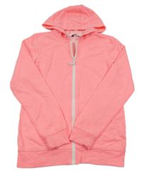 Neónově ružová prepínaci mikina s kapucňou George