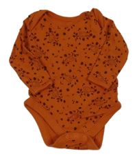 Oranžové body s listy - Tiny tatty teddy George