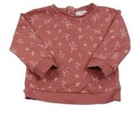 Ružová kvetovaná mikina Mango