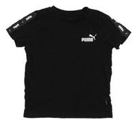 Čierne tričko s logom Puma