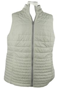 Dámská bílá šusťáková lehce zateplená vesta C&A