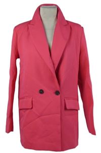 Dámský tmavorůžový dlouhý blejzr Shein 