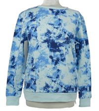 Dámská světlemodrá batikovaná mikina Dunnes 