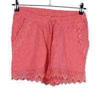 Dámské růžové bavlněné kraťasy s krajkou Infinity 