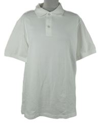 Pánske biele polo tričko