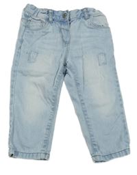 Světlemodré rifle s prošoupáním Baby Club