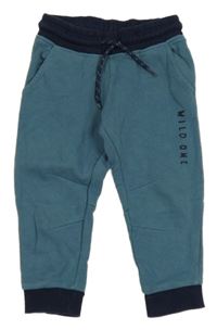 Modré tepláky s nápisom Lupilu