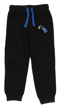 Čierne tepláky so sprejem so cute