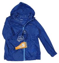 Nové - Tmavomodrá šusťáková nepromokavá bunda s kapucí+ pytlík Regatta