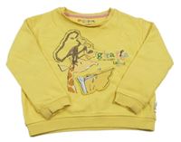 Žltá mikina s obrázkom M&S