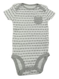 Bílé-šedé vzorované body s ponorkami Carter's