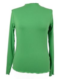 Dámske zelené rebrované tričko Esmara