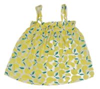 Žltý top s citrony Topolino