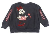 Antracitová mikina s Minnie zn. Disney