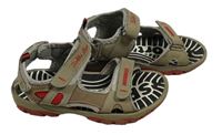Šedobéžové sandály Bobbi shoes vel.31