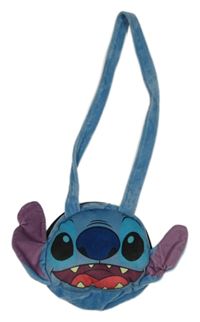 Modrá plyšová kabelka - Stitch 