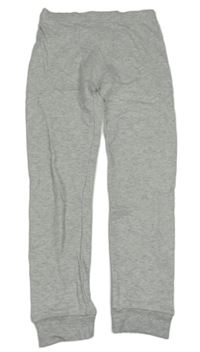 Světlešedé melírované žebrované spodní kalhoty F&F