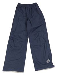 Tmavomodré šušťákové vodeodolné nohavice Tchibo