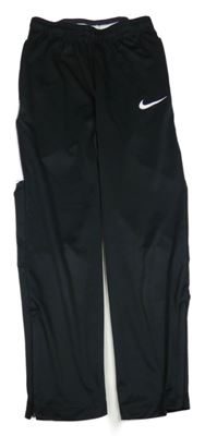 Černé sportovní tepláky se vzorem Nike