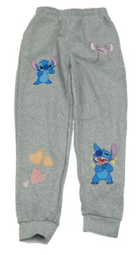 Šedé melírované tepláky se Stitchem a Angel