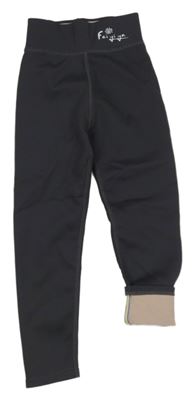 Tmavosivé thermo legíny