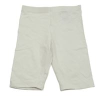 Biele elastické kraťasy H&M