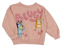 Světlerůžová oversize mikina - Bluey Matalan