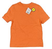 Oranžové tričko s vreckom F&F