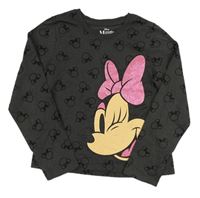 Tmavošedé triko s Minnií Disney