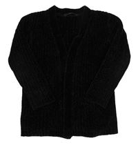 Černý žinylkový cardigan George
