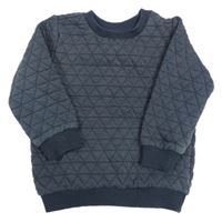 Tmavosivá prešívaná mikina Matalan