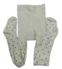 Šedé punčocháče s puntíky H&M