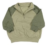 Béžovo-khaki oversize mikina George