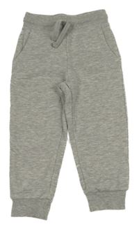 Šedé melírované tepláky Primark