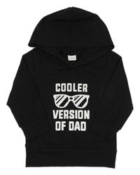 Nové - Černá mikina s nápisem a kapucí Ammisz 