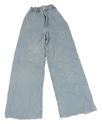 Světlemodré wide leg rifle Zara