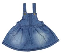 Modré rifľové šaty F&F