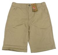 Béžové chino plátěné kraťasy F&F
