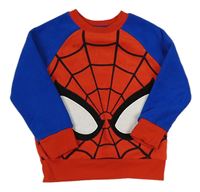 Červeno-safírová fleecová mikina - Spider-man zn. Disney