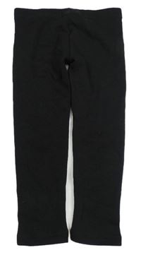 Čierne teplákové zateplené legíny zn. Next