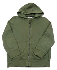 Khaki prepínaci mikina s kapucňou C&A